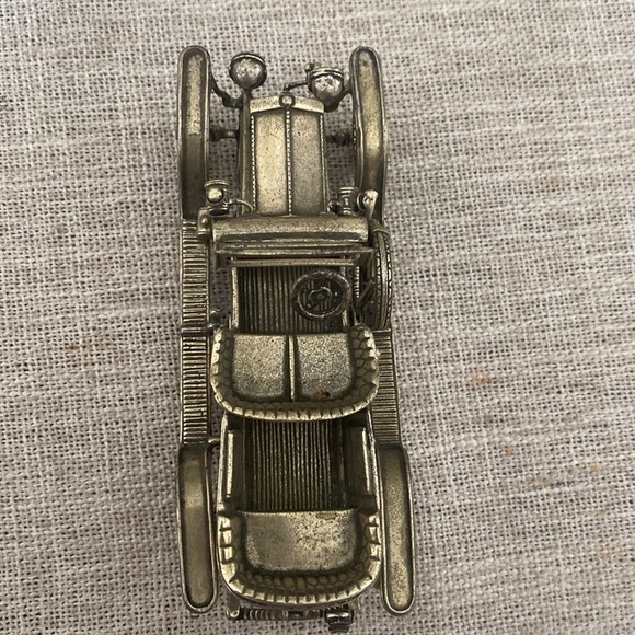 1907 Rolls-Royce Sterling Silver Vintage Car Replica 4 1/4”x 1 5/8” x 1 7/8” - Picture 6 of 10